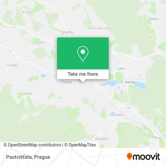 Карта Pastvišťata