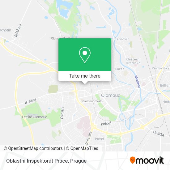 Oblastní Inspektorát Práce map