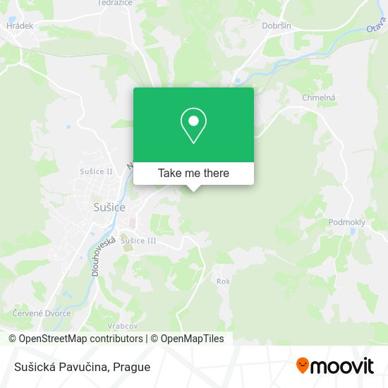 Sušická Pavučina map