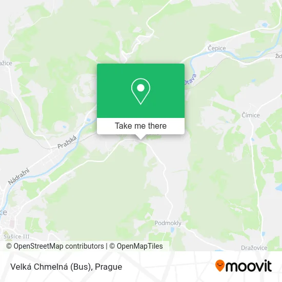 Карта Velká Chmelná (Bus)