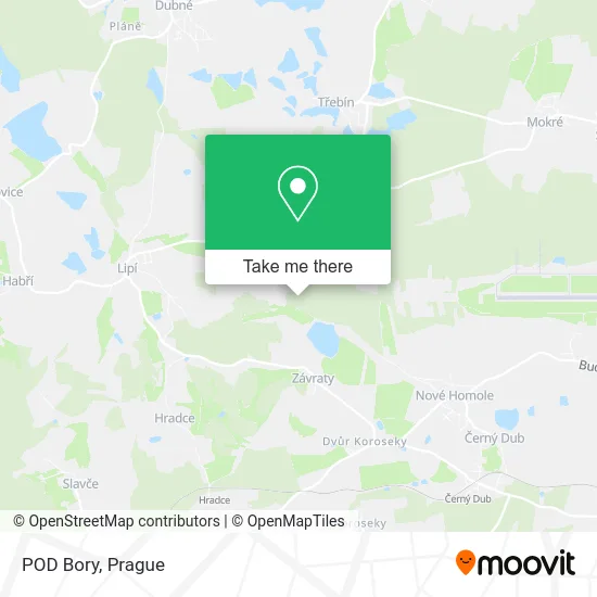 Карта POD Bory
