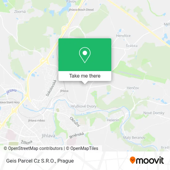Карта Geis Parcel Cz S.R.O.