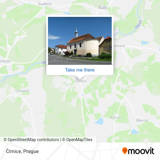 Карта Čímice