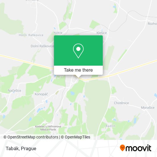 Карта Tabák