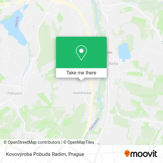 Карта Kovovýroba Pobuda Radim