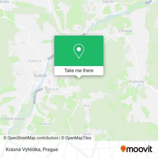 Krásná Vyhlídka map
