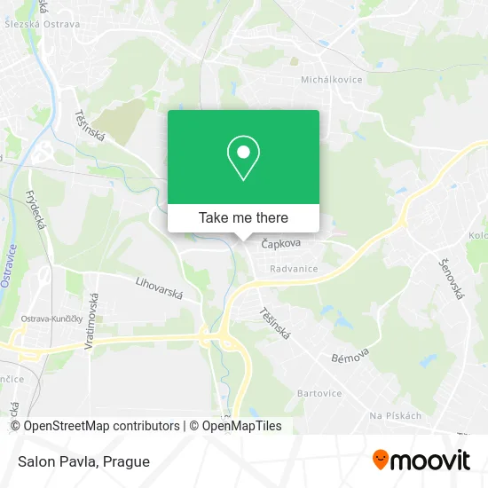 Карта Salon Pavla