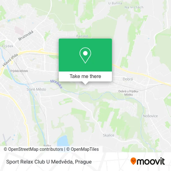 Карта Sport Relax Club U Medvěda
