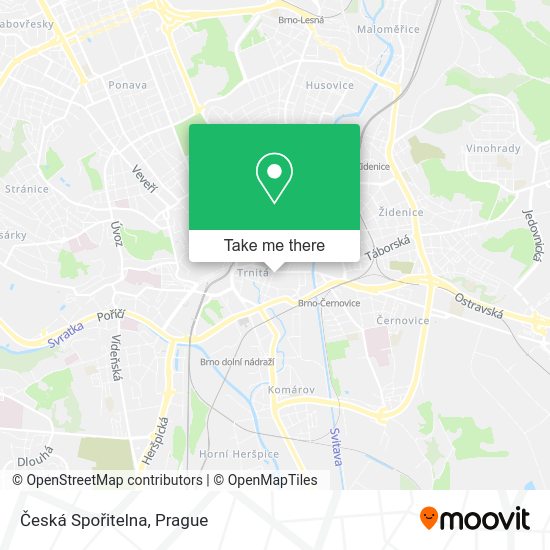 Česká Spořitelna map