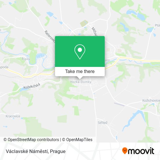 Václavské Náměstí map