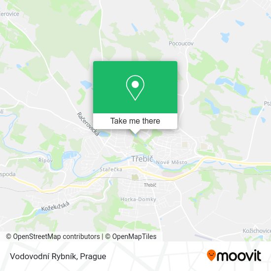 Vodovodní Rybník map