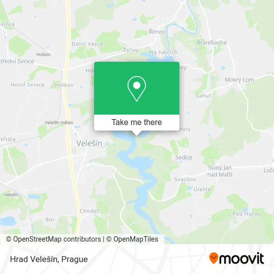 Карта Hrad Velešín
