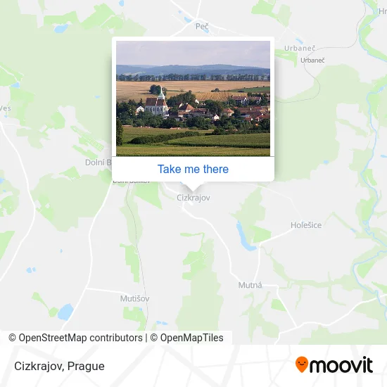 Карта Cizkrajov