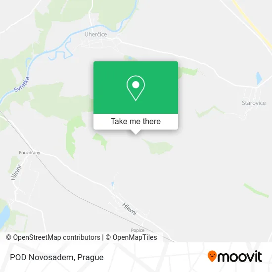 Карта POD Novosadem
