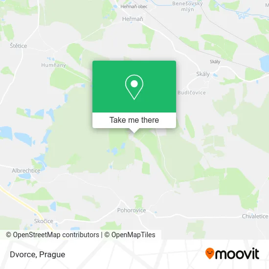 Карта Dvorce