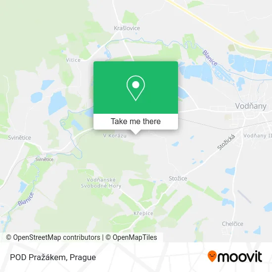 Карта POD Pražákem