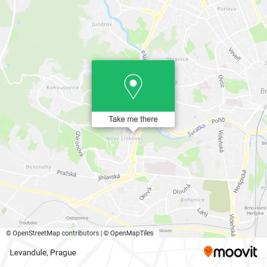 Карта Levandule