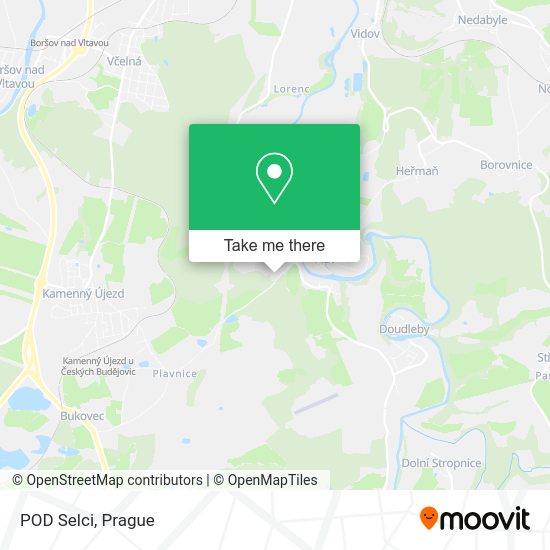 Карта POD Selci
