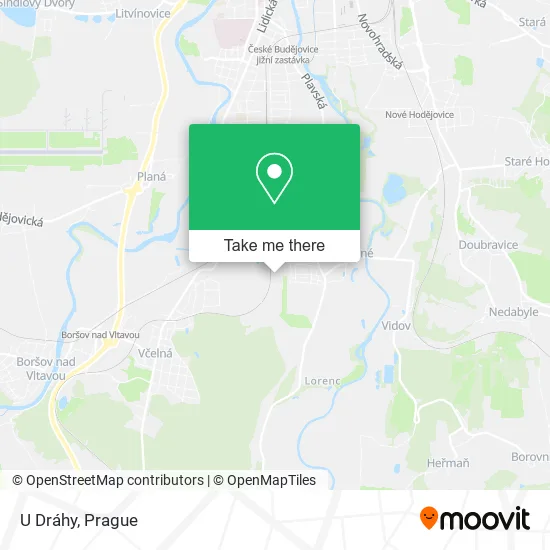 Карта U Dráhy