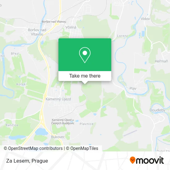 Карта Za Lesem