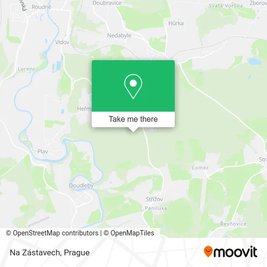 Карта Na Zástavech