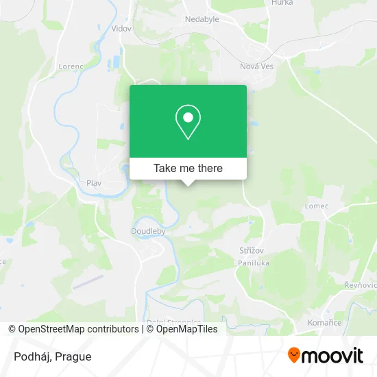 Карта Podháj