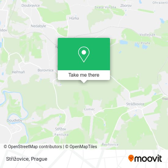 Střížovice map