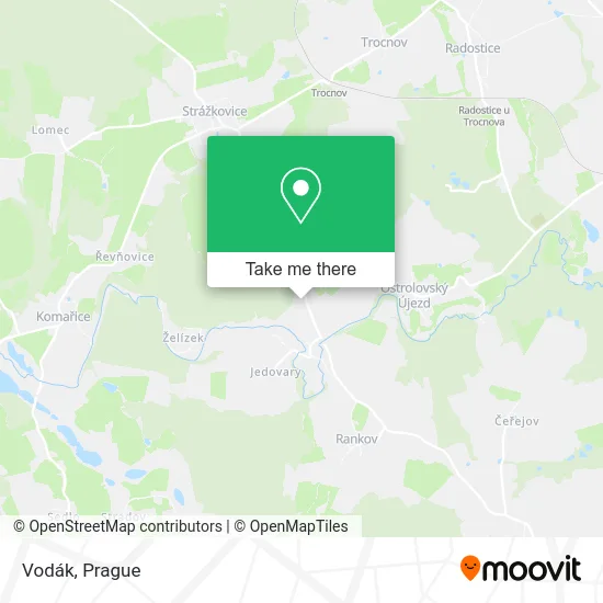 Карта Vodák