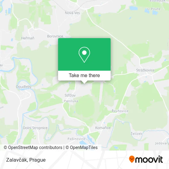Карта Zalavčák