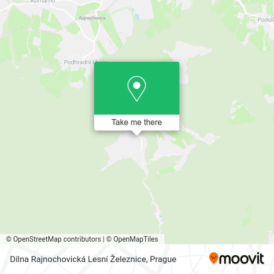 Dílna Rajnochovická Lesní Železnice map