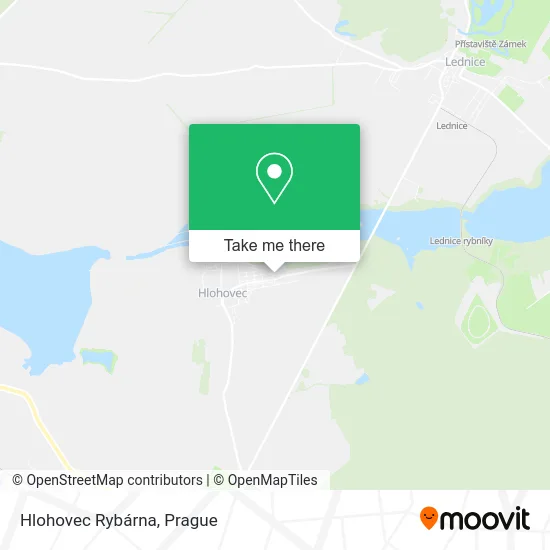 Карта Hlohovec Rybárna