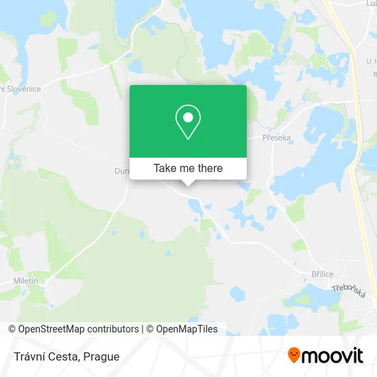 Карта Trávní Cesta