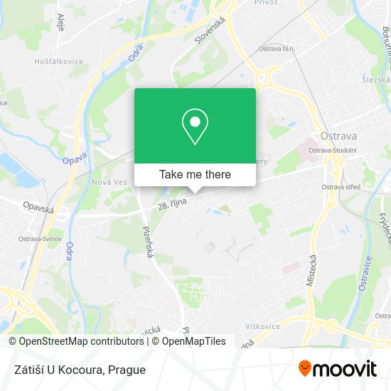 Zátiší U Kocoura map