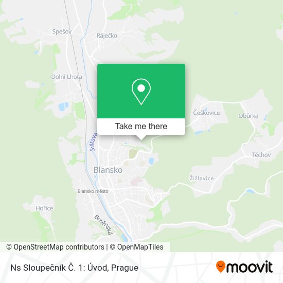 Ns Sloupečník Č. 1: Úvod map