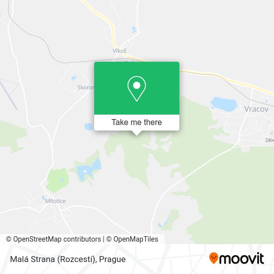 Malá Strana (Rozcestí) map