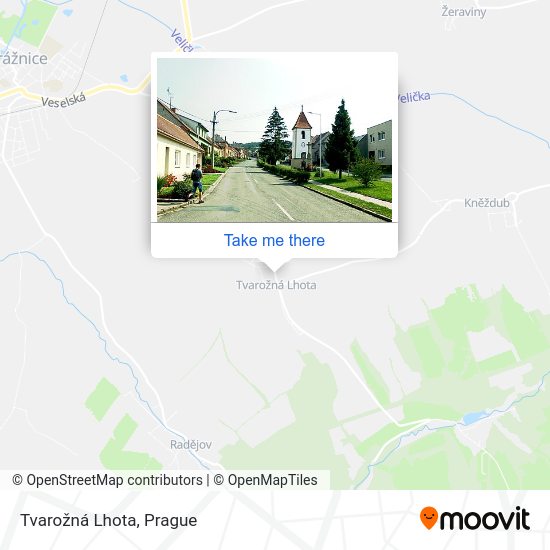 Tvarožná Lhota map