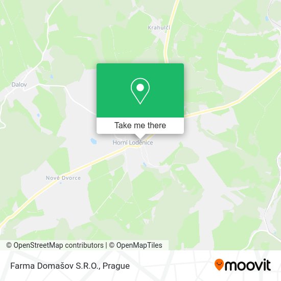 Карта Farma Domašov S.R.O.