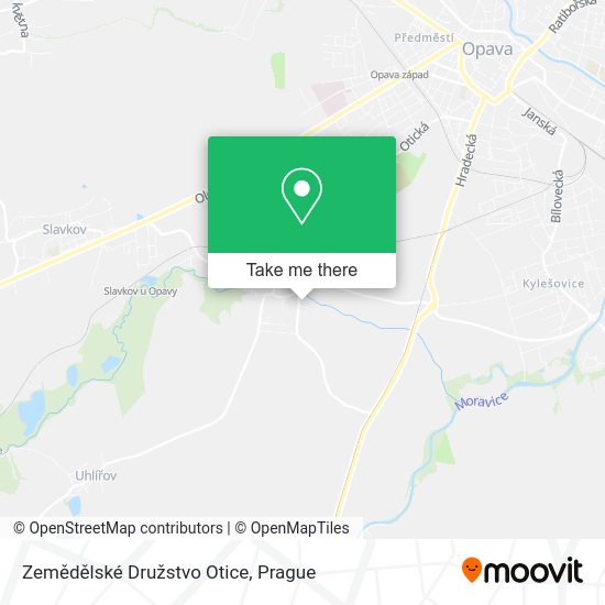 Zemědělské Družstvo Otice map