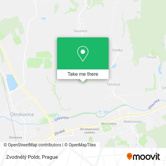 Zvodnělý Poldr map