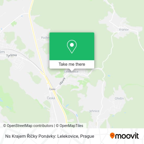 Ns Krajem Říčky Ponávky: Lelekovice map