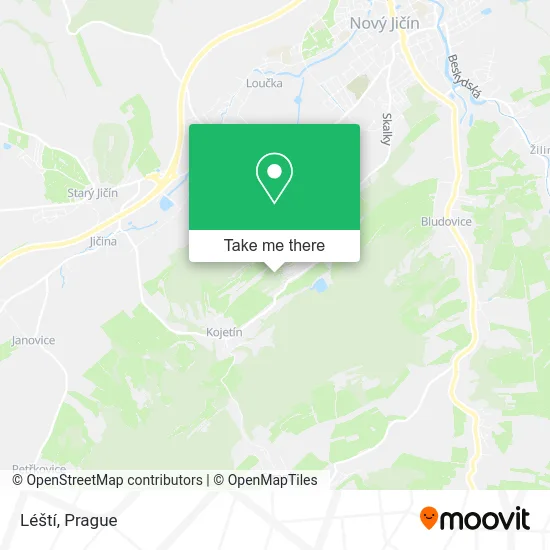 Карта Léští