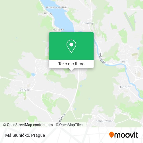Mš Sluníčko map