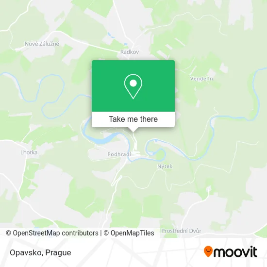 Карта Opavsko