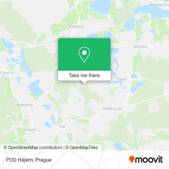 Карта POD Hájem