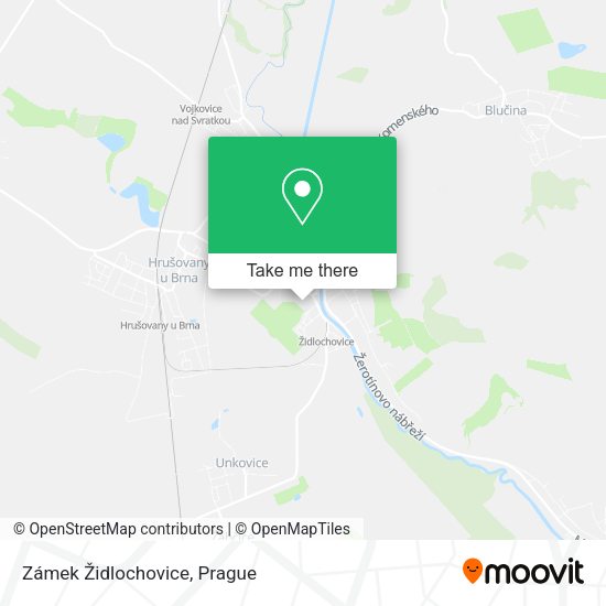 Zámek Židlochovice map