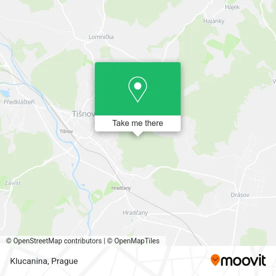 Карта Klucanina