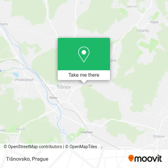 Карта Tišnovsko