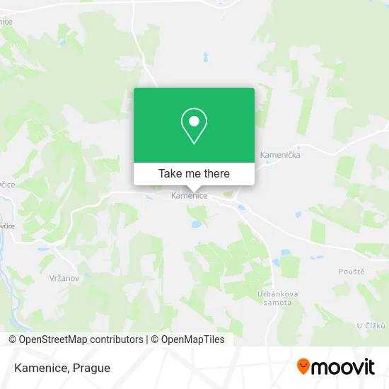 Карта Kamenice