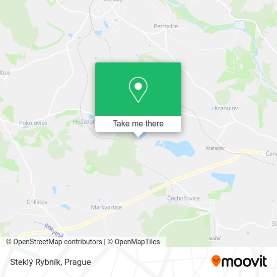 Steklý Rybník map