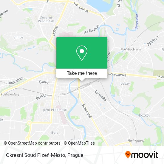 Okresní Soud Plzeň-Město map